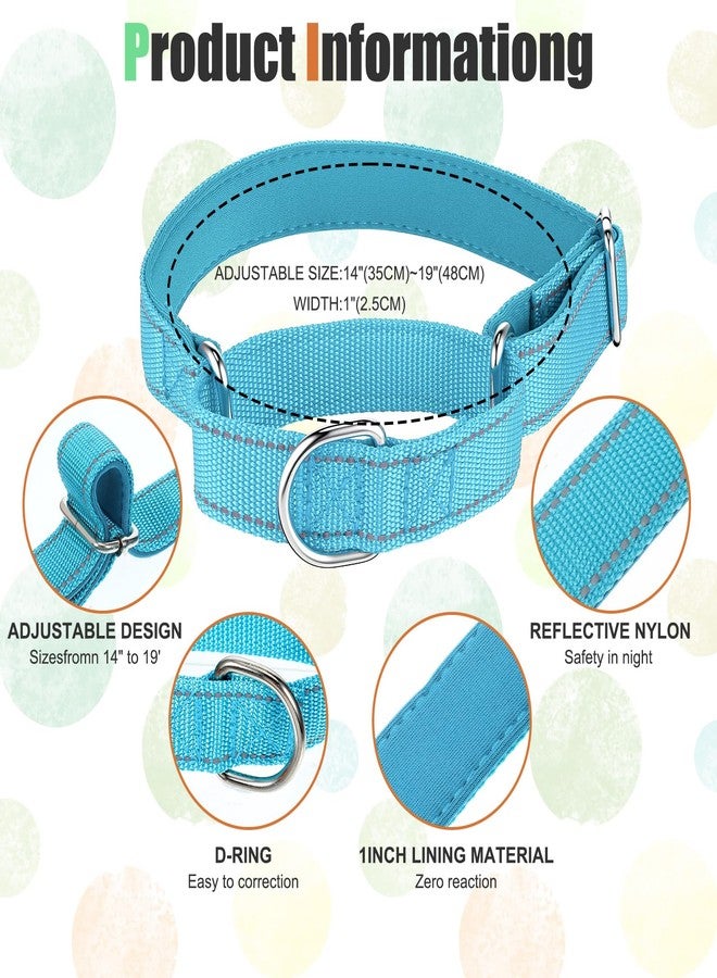 mekueeex 12 Pcs Martingale Collar for Medium Dogs Reflective Dog Collar with Durable Metal Buckle Adjustable Nylon Pet Prevent Slipping Out for Pupplies, 12 Colors - Image 2